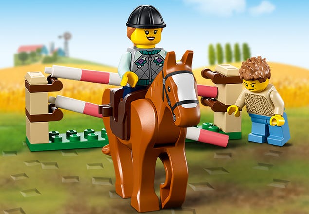 LEGO City Le transport du cheval 60327 Ensemble de construction
