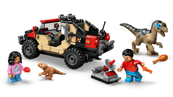 LEGO 76972 Le vélociraptor et l’évasion en 4x4 — visuel 4 sur 8