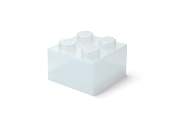 LEGO 5009341 Brique de rangement translucide - blanc — visuel 3 sur 4