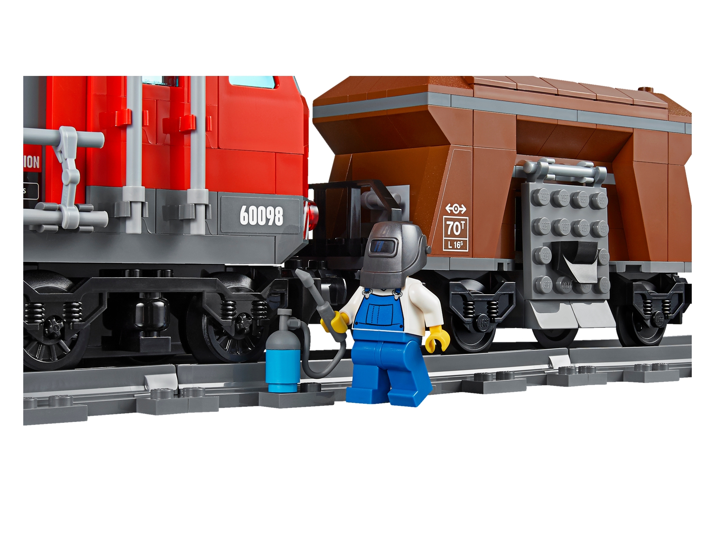 Lego 60098 Tren de Mercancías Pesadas. 