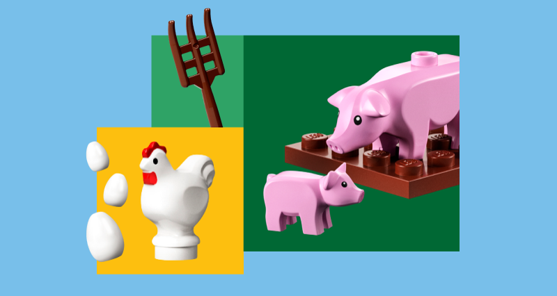 Få Pacific forhold Farm Animal Toys & Figures | Official LEGO® Shop US