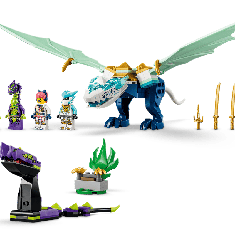 Zane's Ice Dragon Battle 71865 | NINJAGO® | Buy online at the Zane's Ice Dragon Battle 71865 | NINJAGO® | Buy online at the
