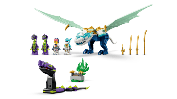 LEGO 71865 Le combat du dragon de glace de Zane — visuel 6 sur 8