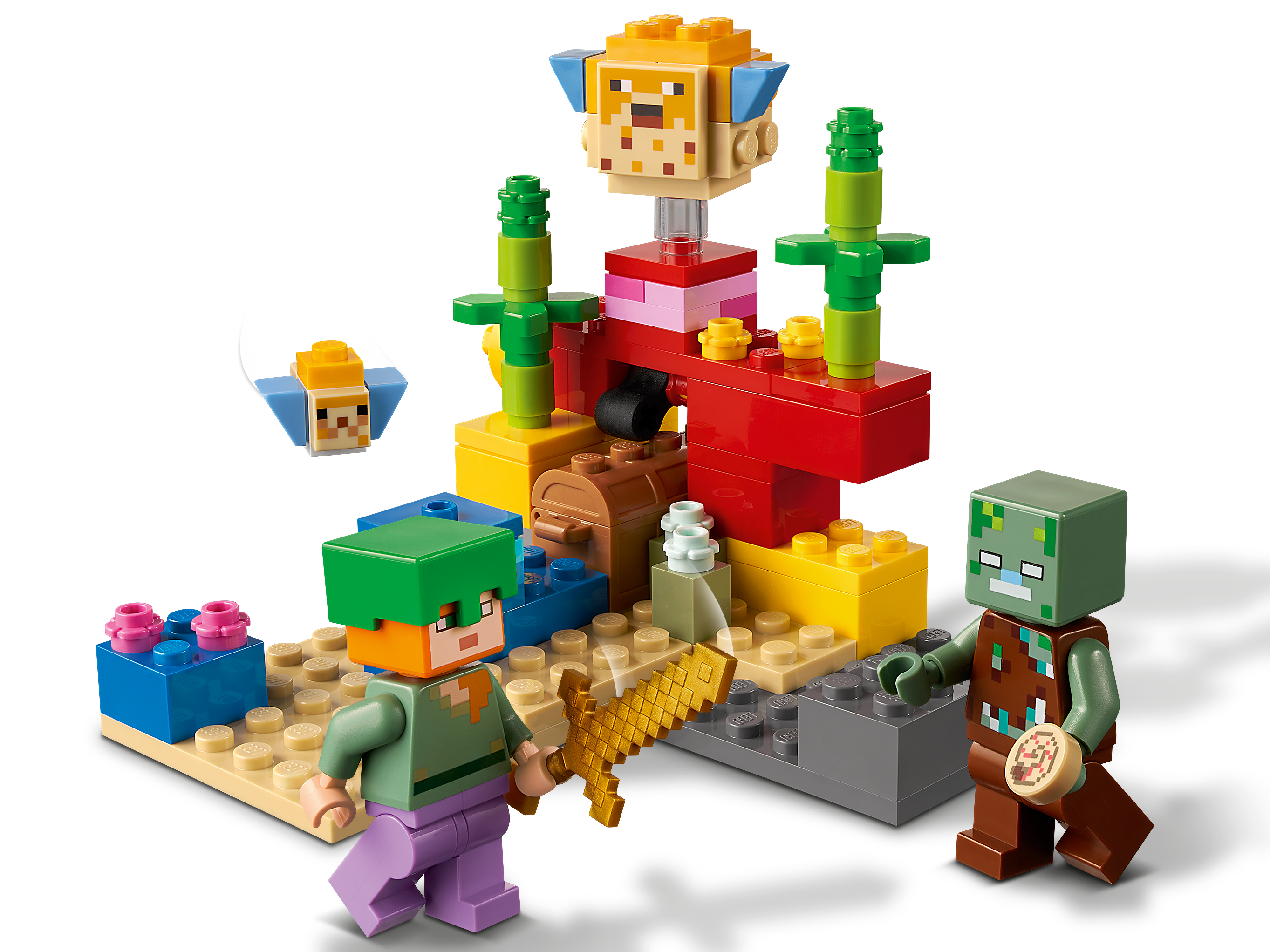 The Coral Reef Minecraft Buy Online At The Official Lego Shop Fr