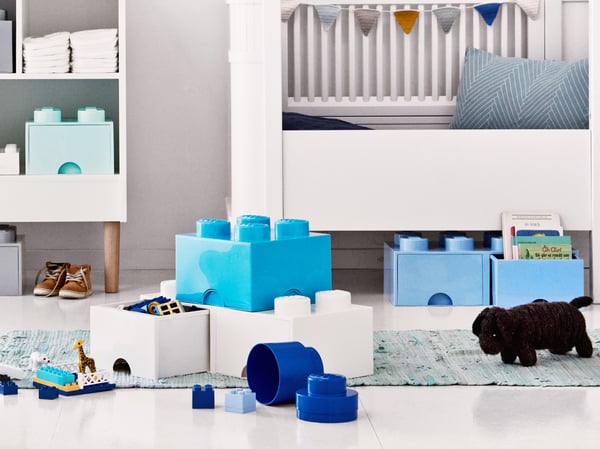 LEGO 5006209 Brique 8 tenons avec tiroirs – blanc — visuel 7 sur 7