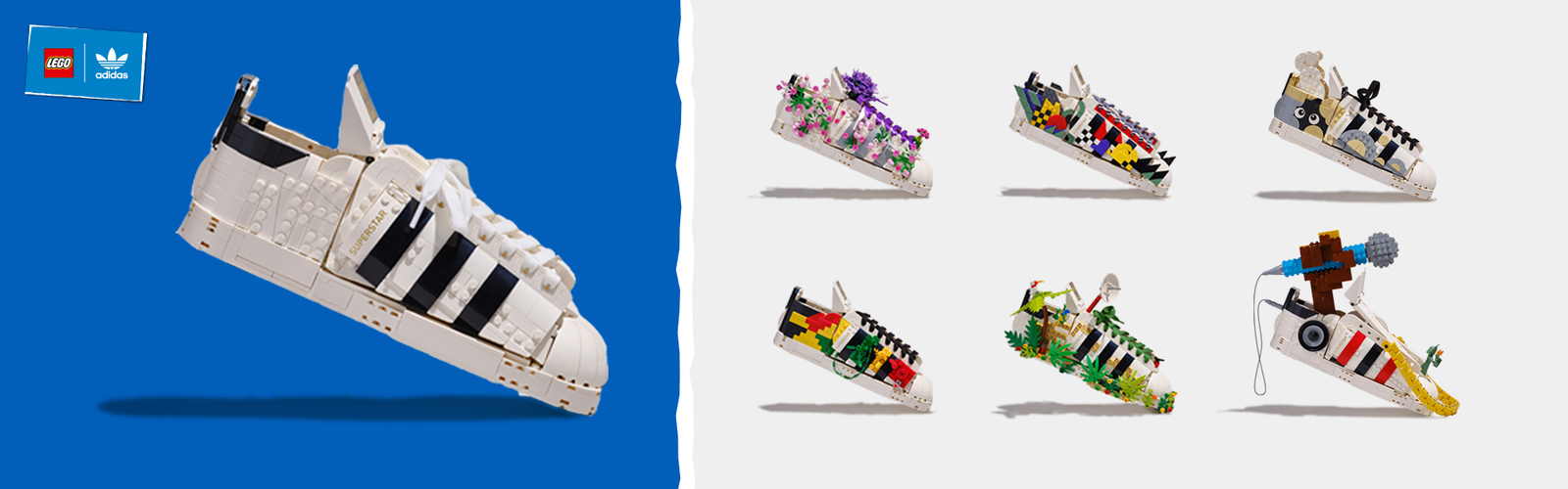 equivocado Galaxia Enjuague bucal How to customize your LEGO® adidas Originals Superstar | Official LEGO®  Shop US