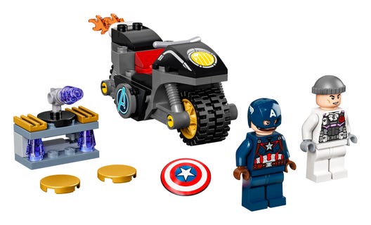 LEGO 76189 - Captain Americas kamp mod Hydra