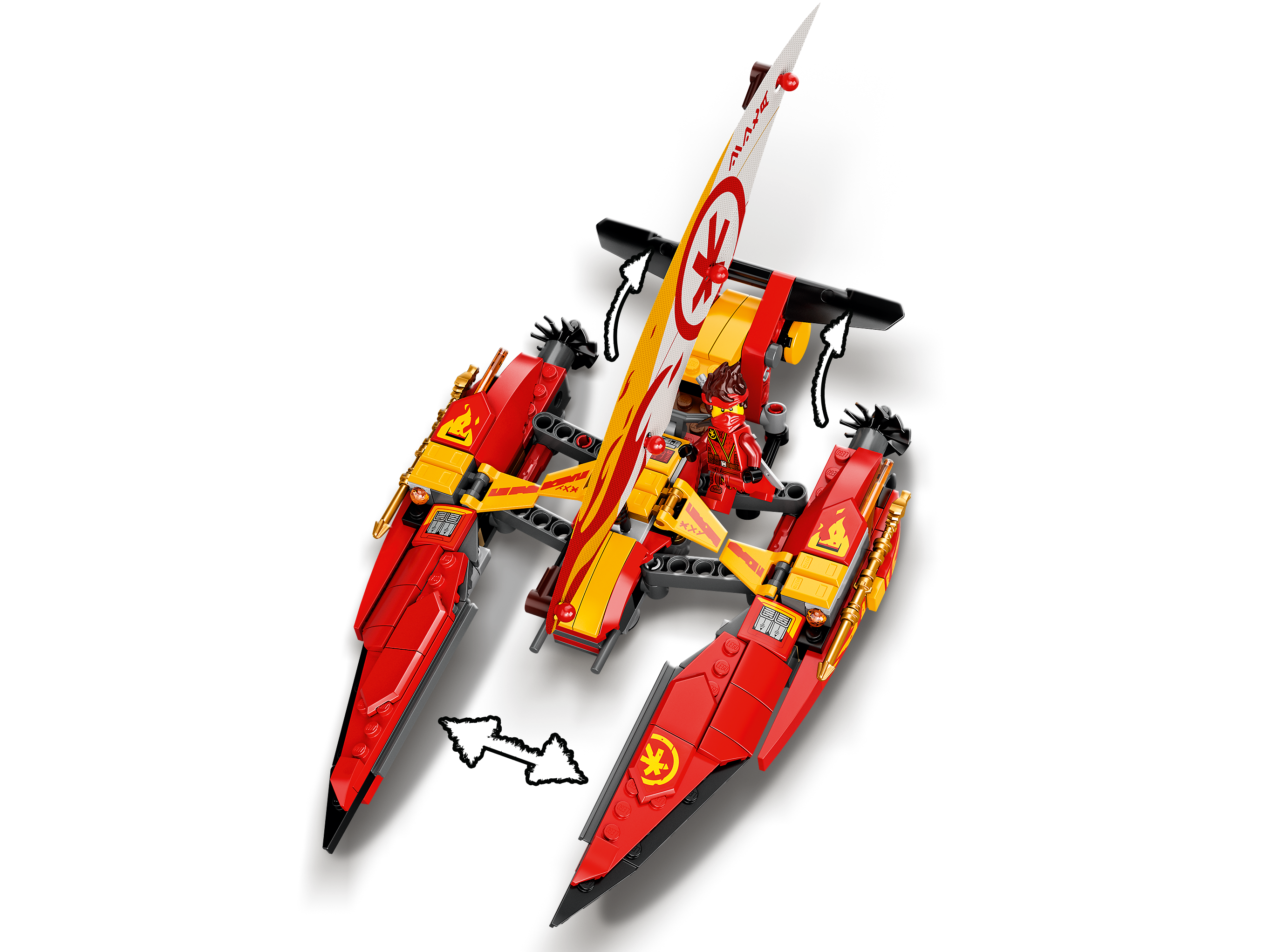 Catamaran Sea Battle 71748 Ninjago Buy Online At The Official Lego Shop Us