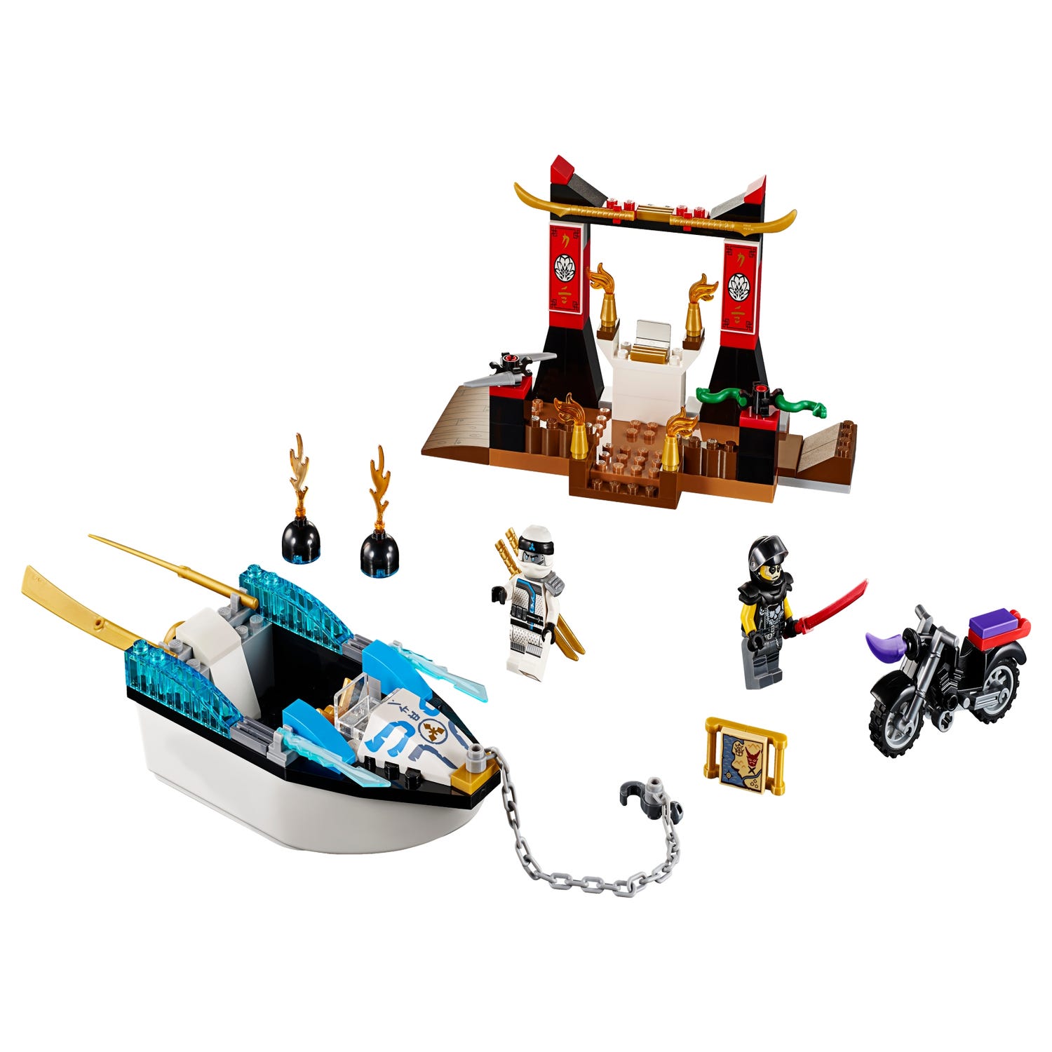 Visser Ophef kalmeren Zane's Ninja Boat Pursuit 10755 | Juniors | Buy online at the Official LEGO®  Shop US