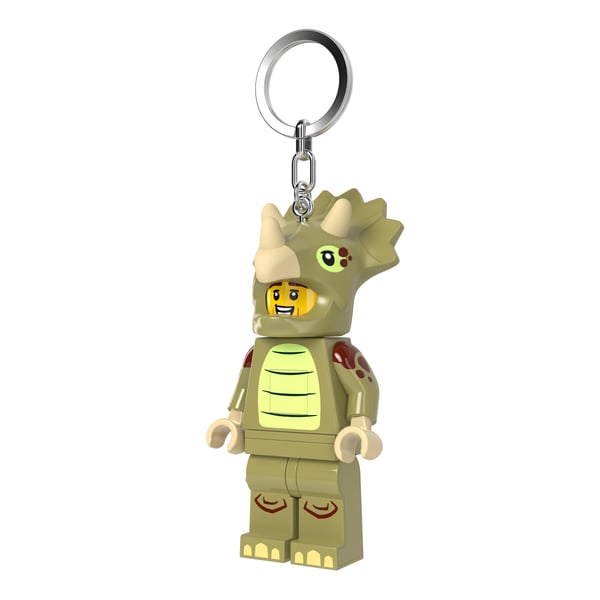 LEGO 5009481 Porte-clés lumineux Le fan en costume de tricératops — visuel 4 sur 8
