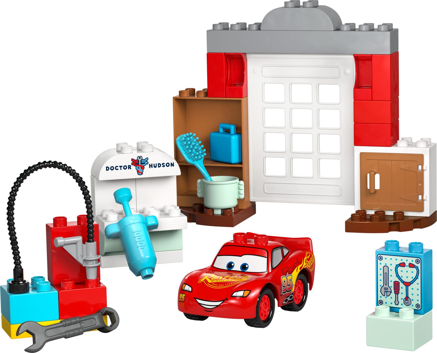 McQueen's Visit to Doc's Garage 10456 | DUPLO® | Buy online at the Official LEGO® Shop GB