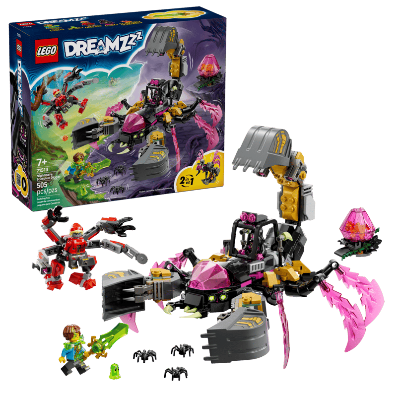 Nightmare Scorpion Digger 71513 | LEGO® DREAMZzz™ | Buy online at Nightmare Scorpion Digger 71513 | LEGO® DREAMZzz™ | Buy online at