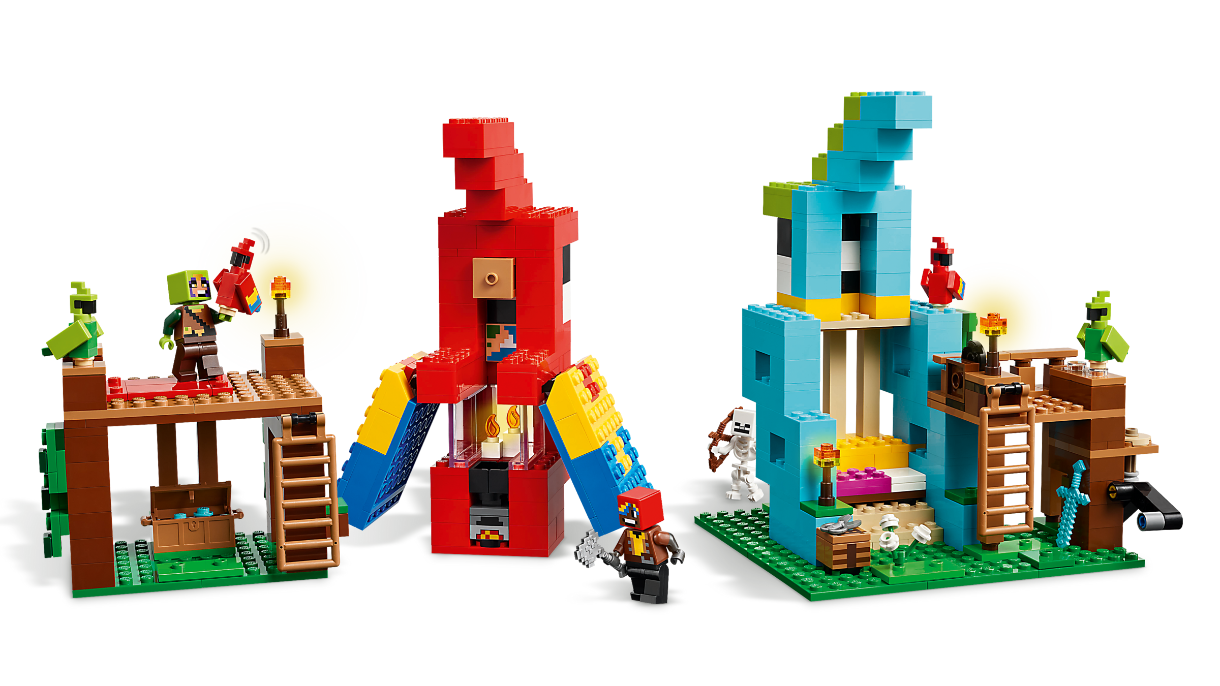 The Parrot Houses 21282 | Minecraft® | Buy online at the Official