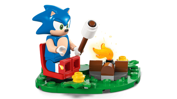 LEGO 77001 Conflit au feu de camp de Sonic — visuel 6 sur 8