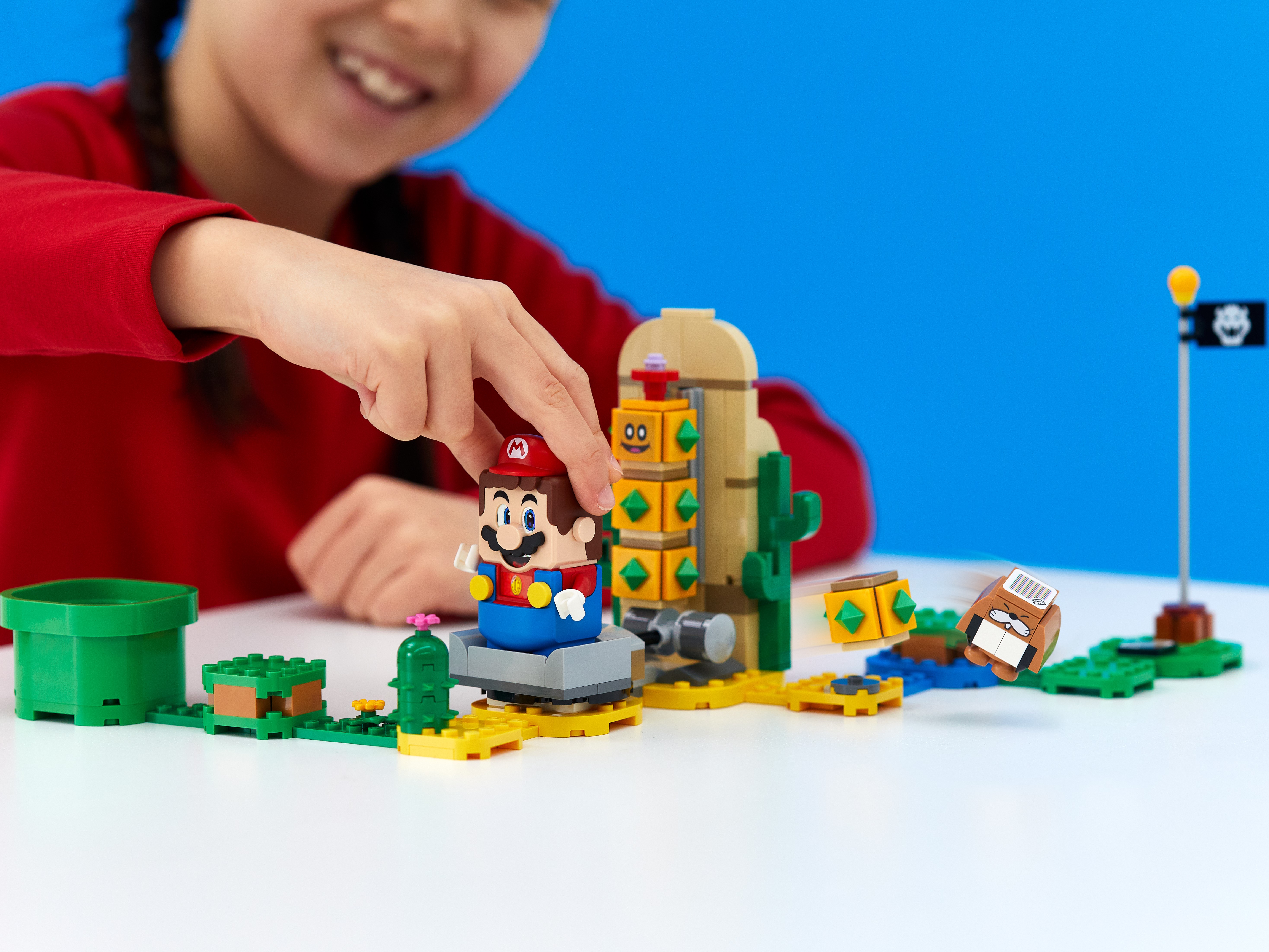 LEGO Super Mario Desert Pokey Expansion Set 71363 Building Kit; Toy for  Creative Kids to Combine with The Super Mario Adventures with Mario Starter