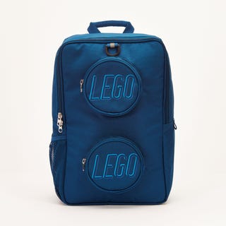 Granatowy plecak w stylu klocka LEGO®