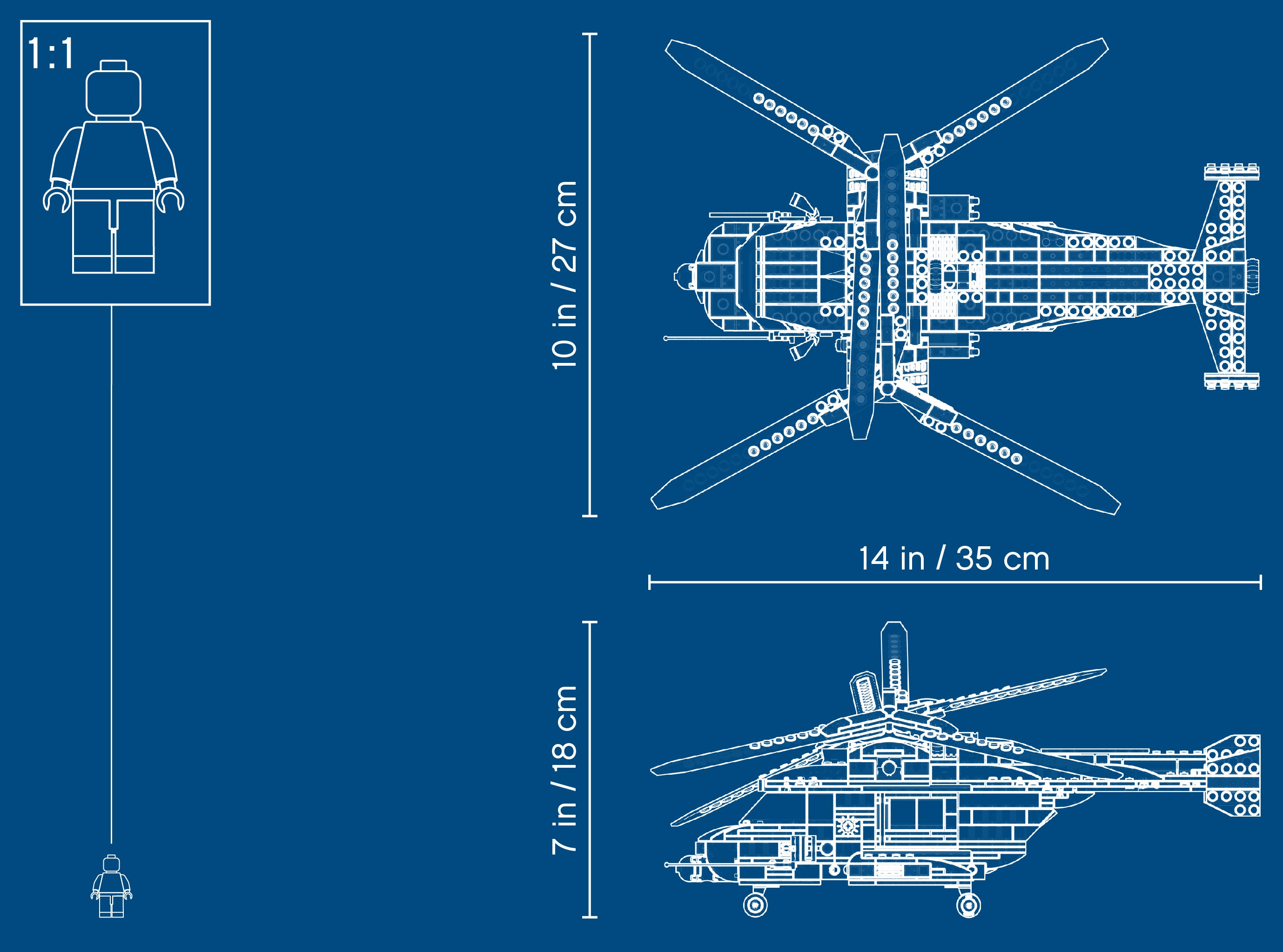Lego ® Creator 31096-doble rotor de helicóptero-nuevo