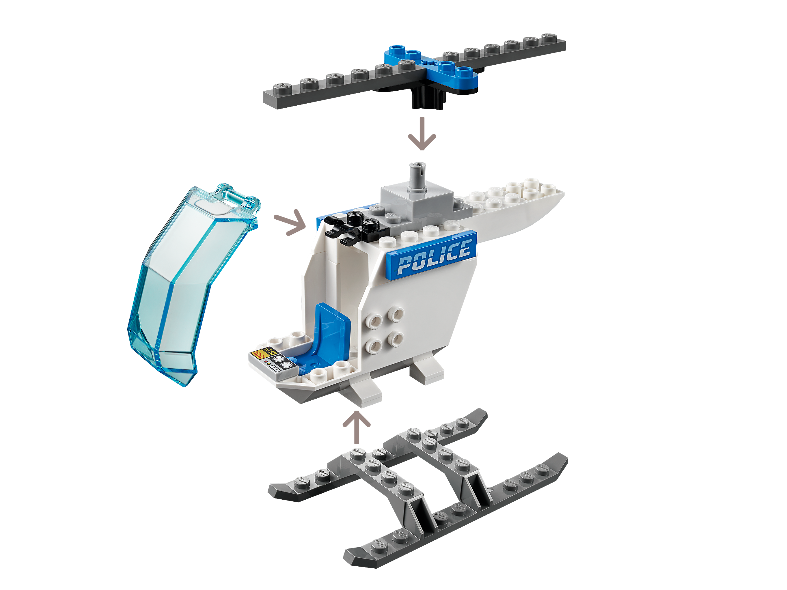 Image result for lego city police helicopter 60275