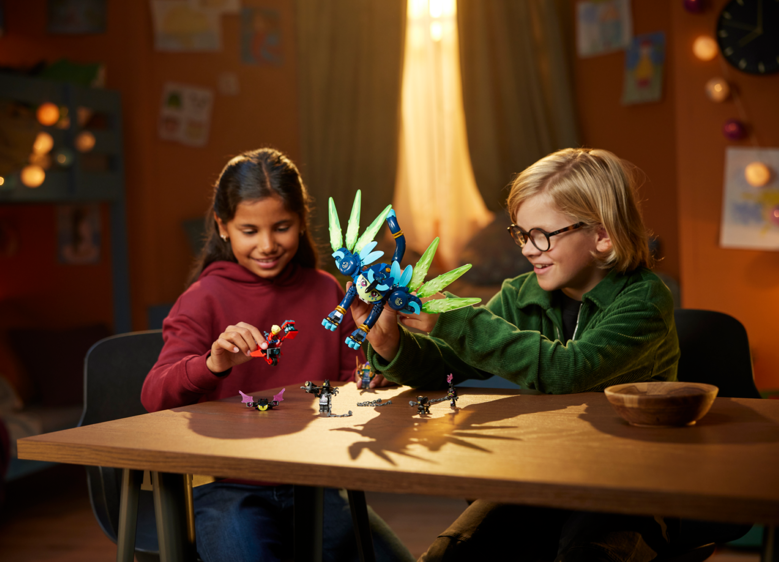 Zoey and Zian the Cat-Owl 71476 | LEGO® DREAMZzz™ | Buy online at