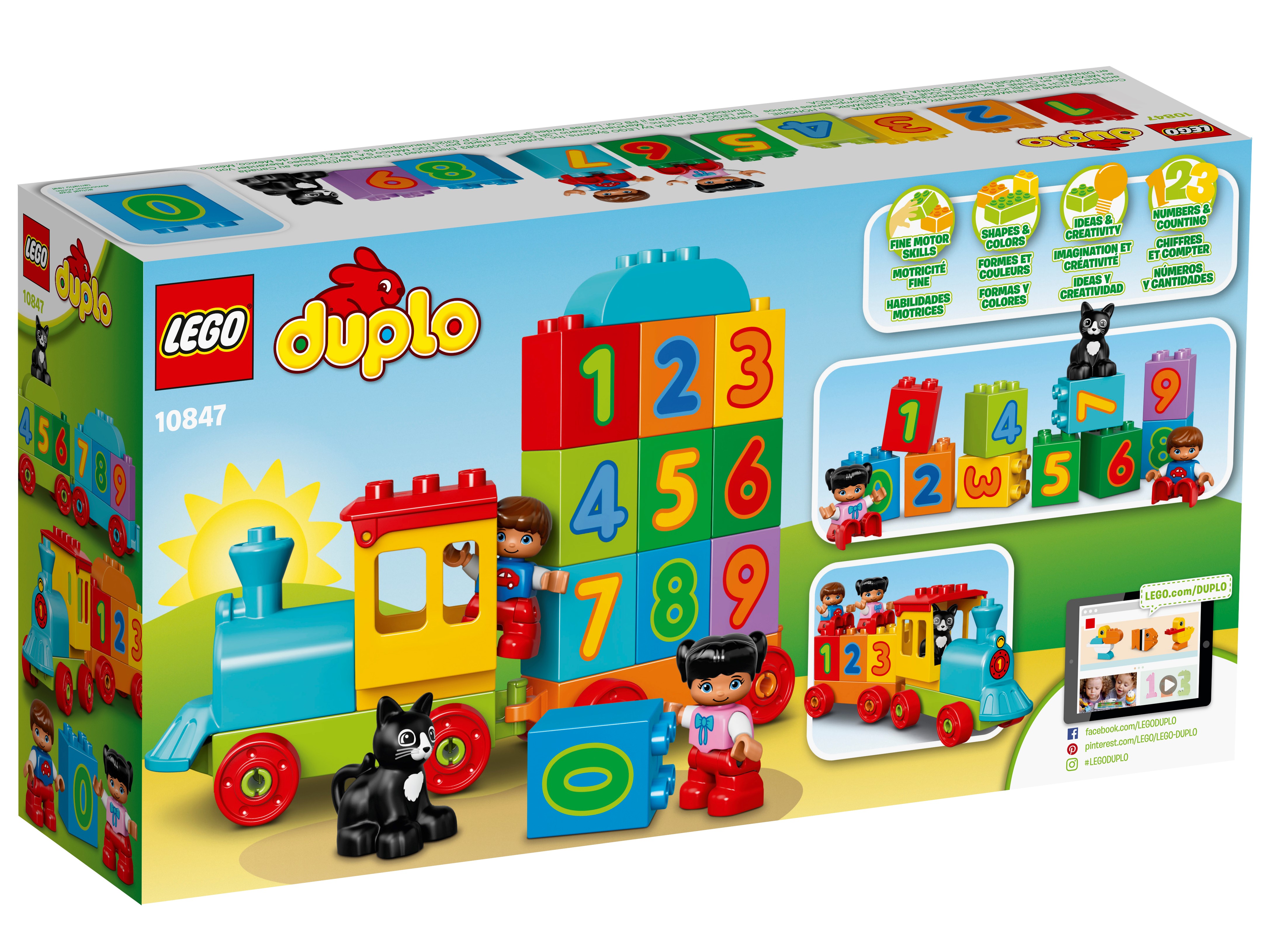 lærer Kontur bold Number Train 10847 | DUPLO® | Buy online at the Official LEGO® Shop US