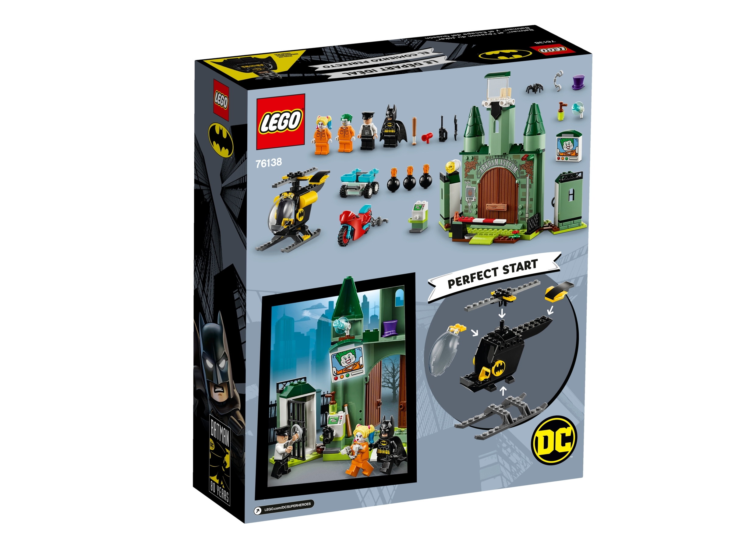 Lego Prison Guard Minifigure 76138 Batman and The Joker Escape SH600 NEW 