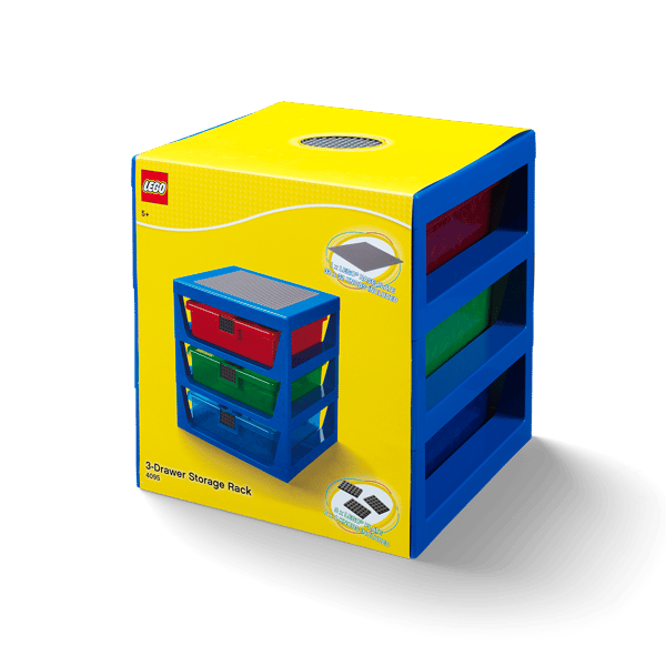 LEGO 5006179 Système de rangement LEGO® bleu transparent — visuel 2 sur 3