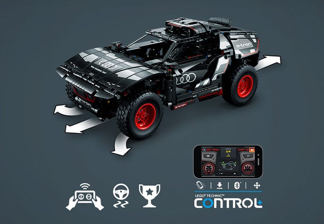Audi RS Q e-tron 42160 | Powered UP | Buy online at the Official LEGO® Shop  US