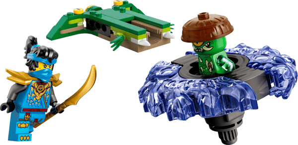 LEGO 71849 Nya contre la toupie du monstre mutant