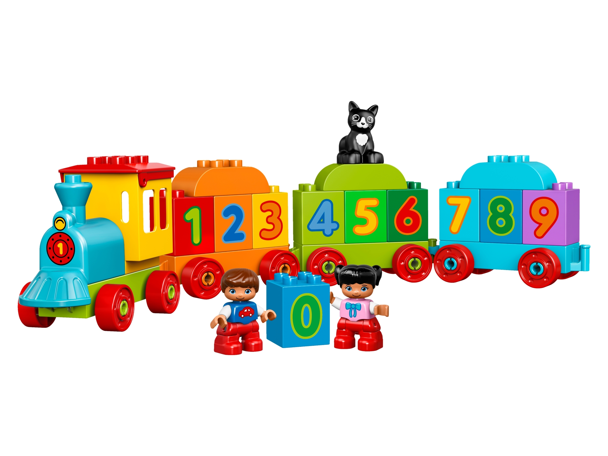 LEGO DUPLO NUMBER 10 Train Replacement 2 x 2 x 2 BLOCK Building Brick