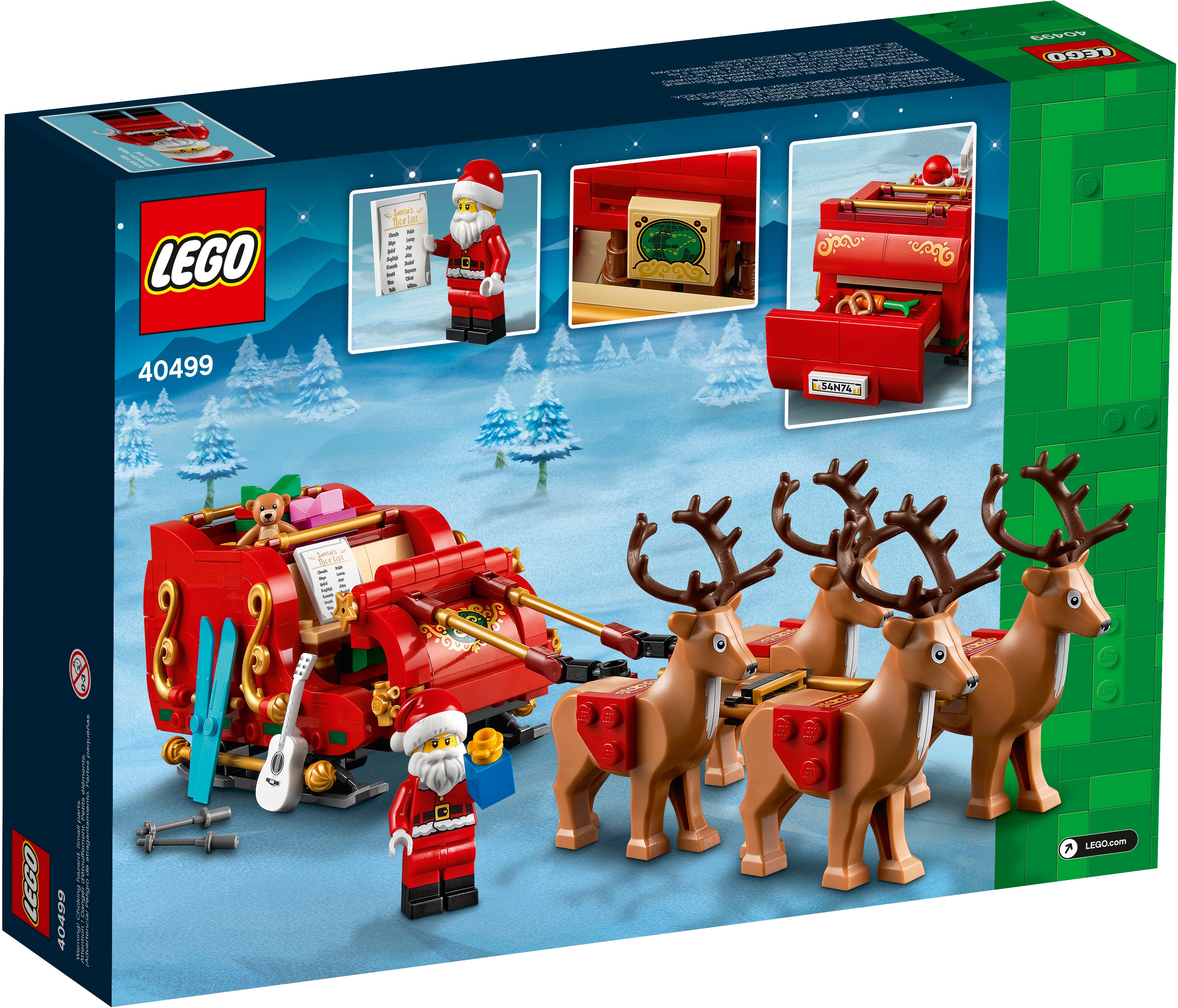 Santa's Sleigh 40499 | Other | Buy online at the Official LEGO® Shop