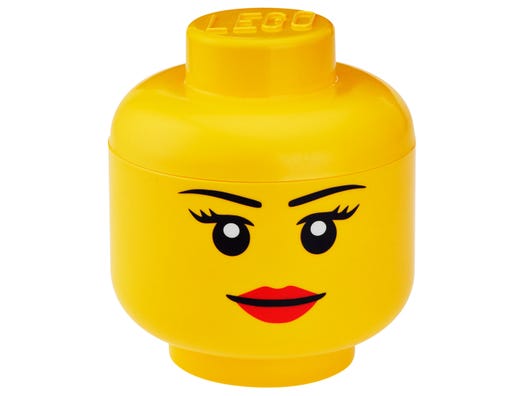 LEGO 5006145 - Opbevaringshoved – lille, pige