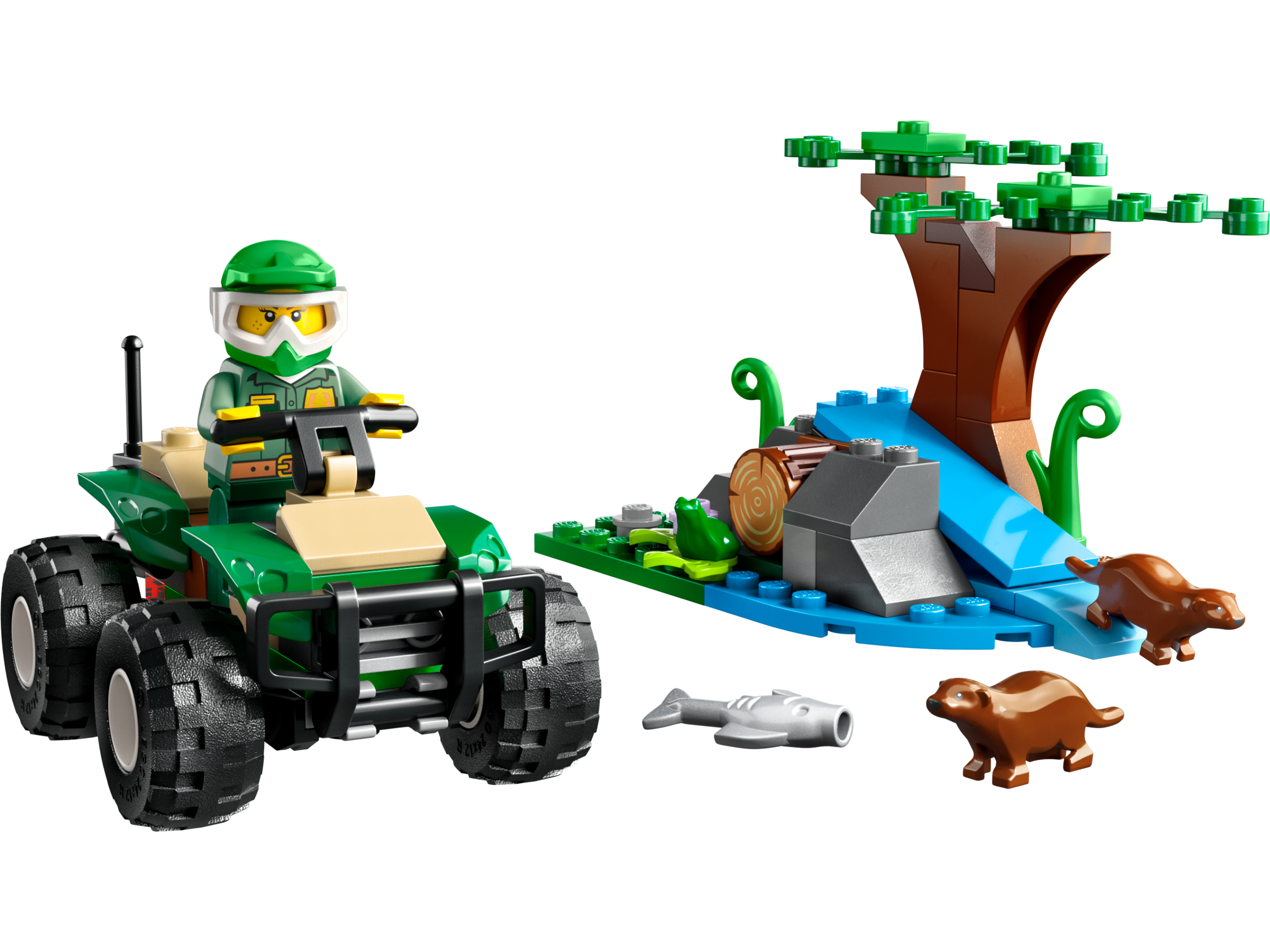 ATV and Otter Habitat 60394 | City | Buy at the LEGO® Shop US
