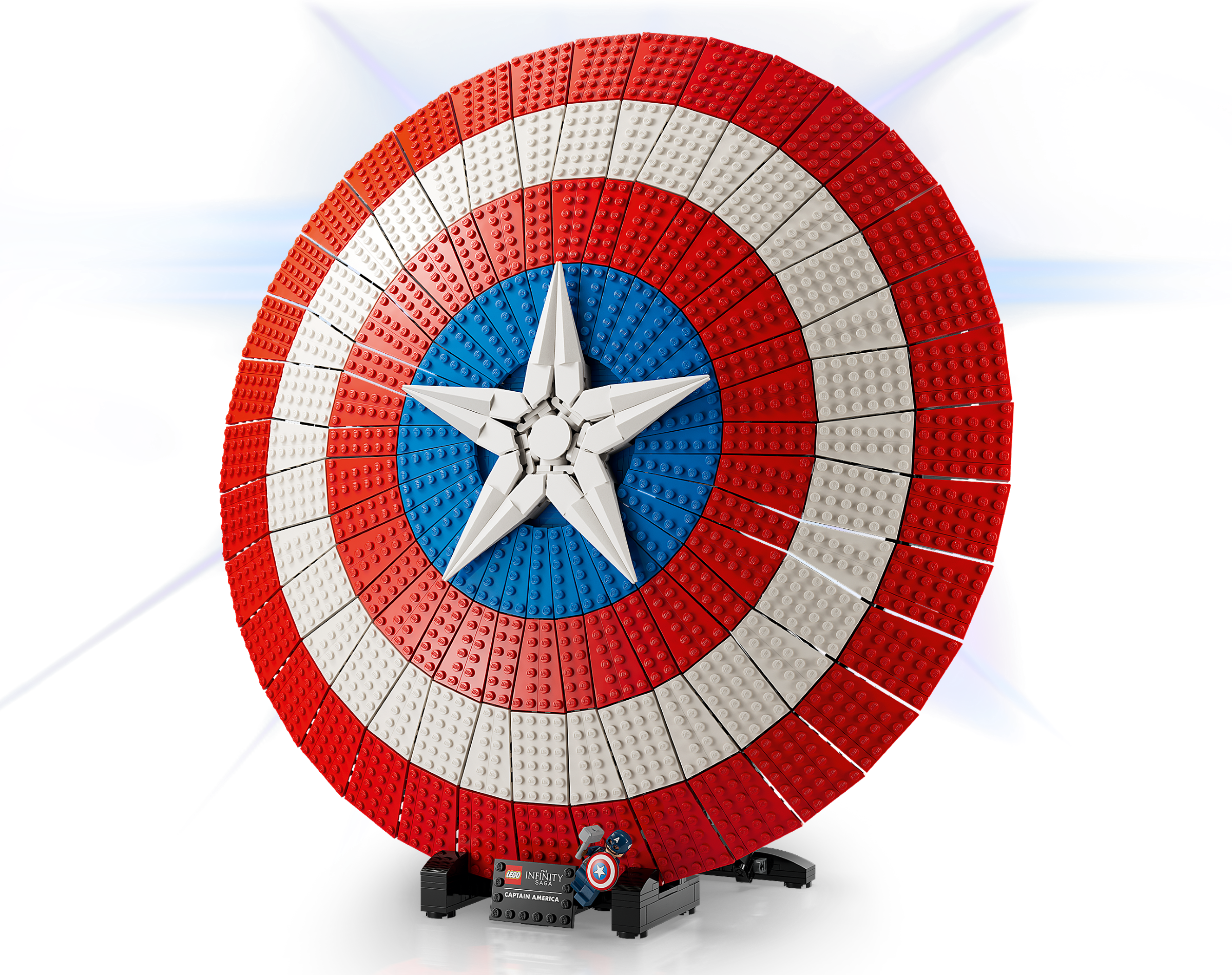 76262 - LEGO® Marvel - Le Bouclier de Captain America LEGO : King Jouet,  Lego, briques et blocs LEGO - Jeux de construction