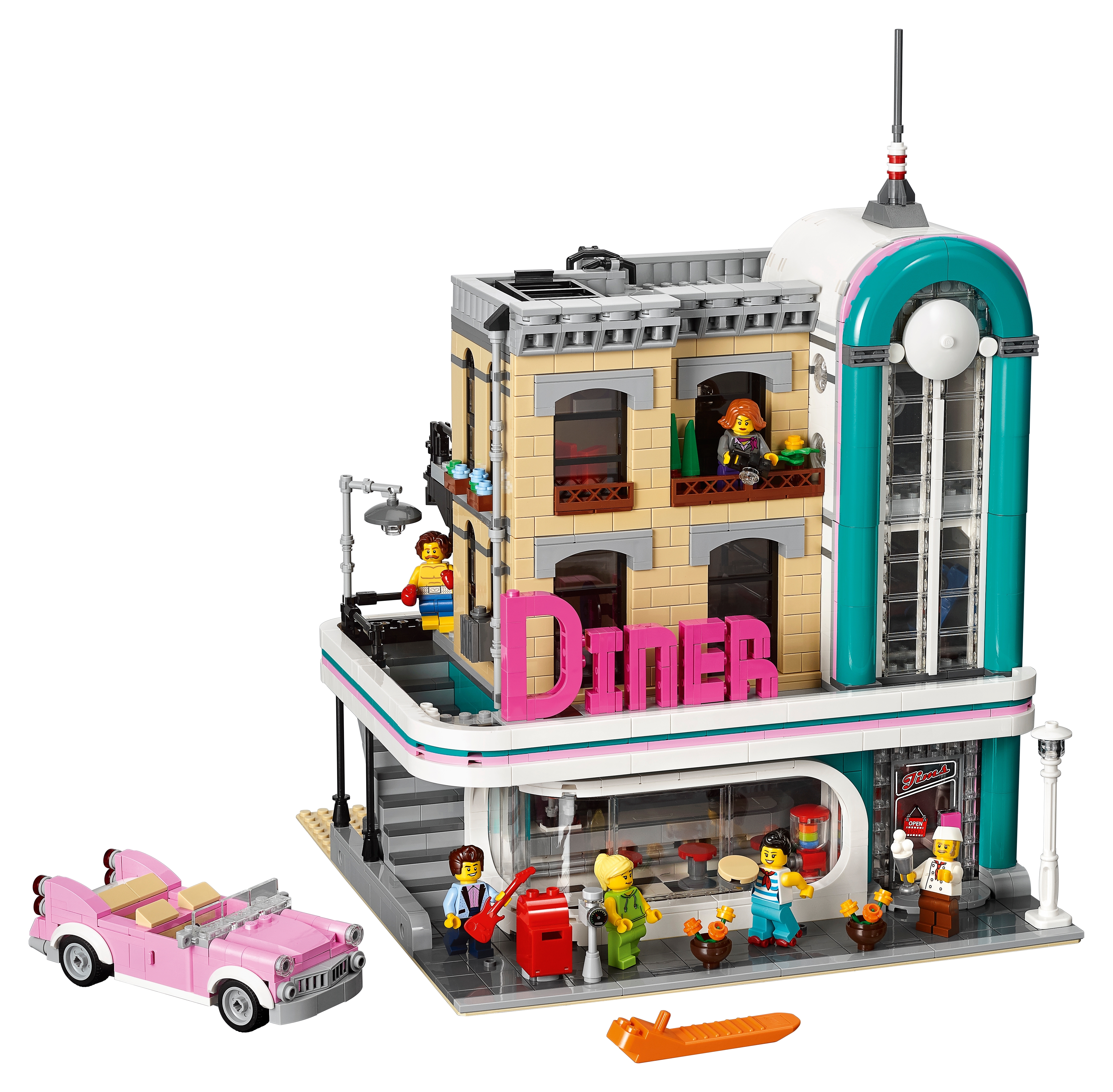 protektor Hollywood Bevise Midtbyens café 10260 | Creator Expert | Officiel LEGO® Shop DK