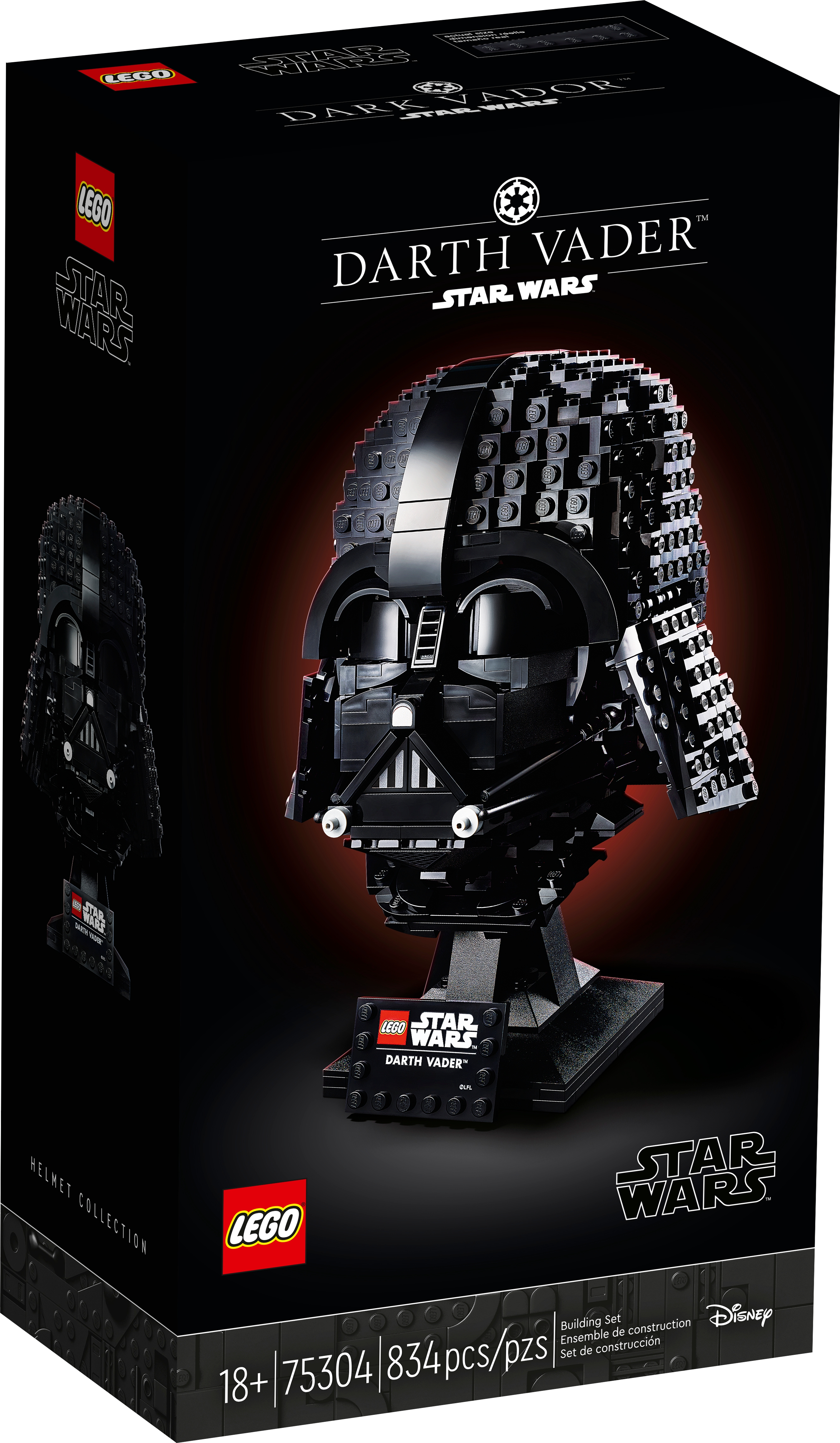 75304 Display Case For LEGO Darth Vader Helmet 