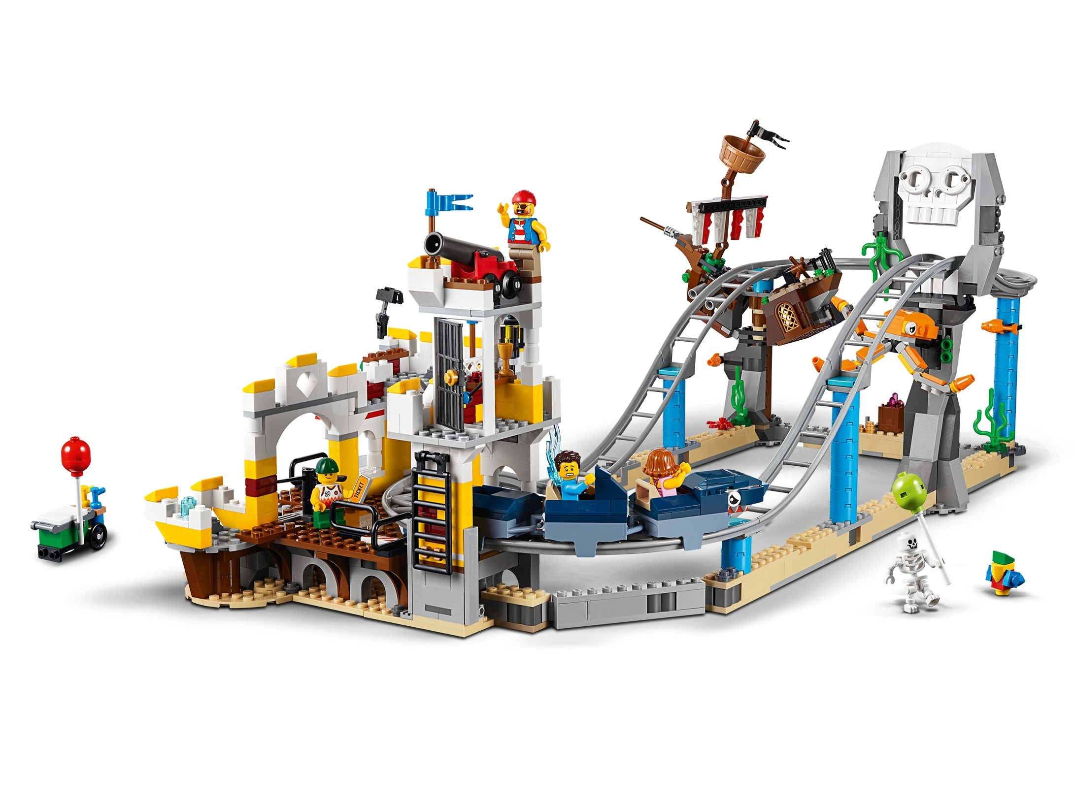 lego roller coaster 31084
