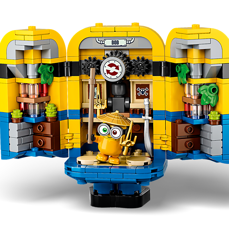 Minions Lego At Smyths Toy Shop Brick-built Minions And Their Lair