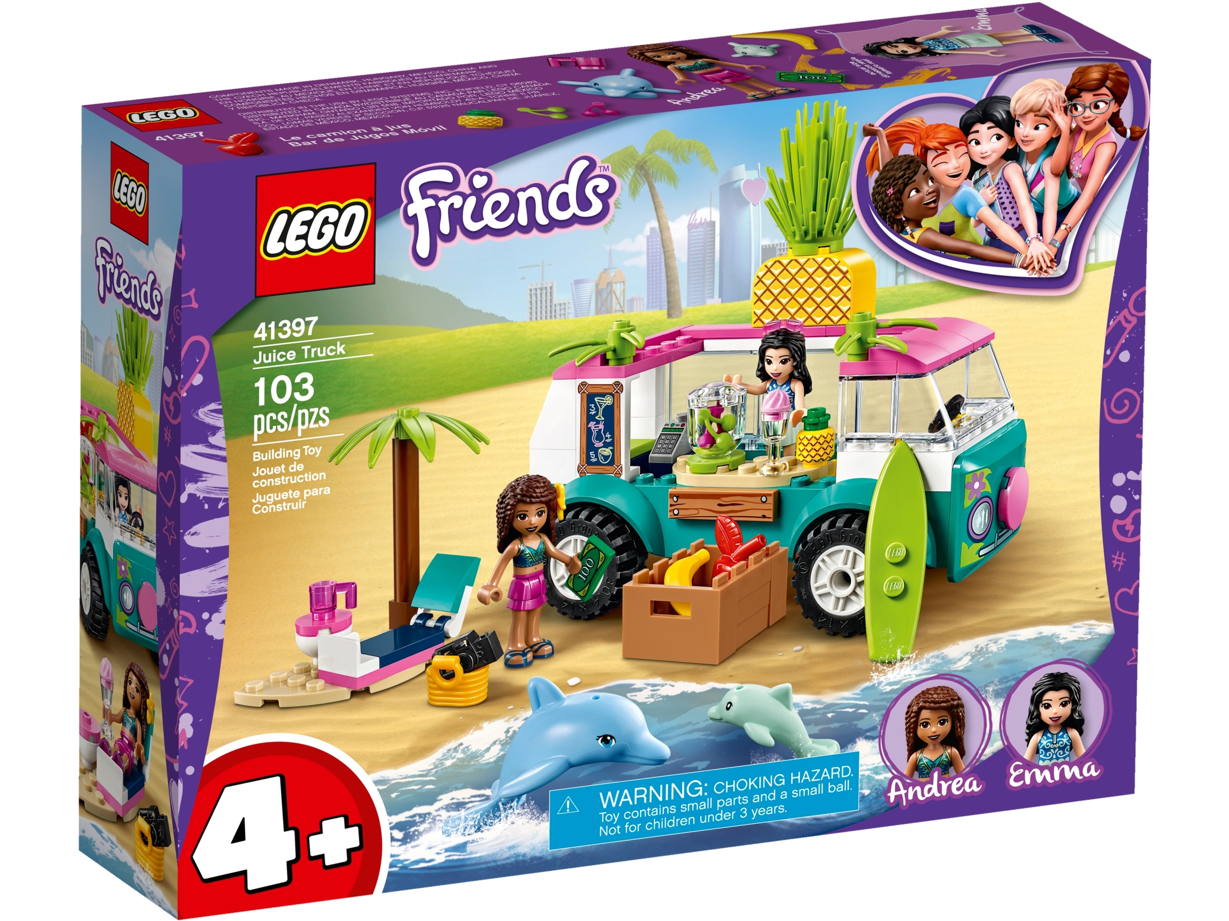 LEGO Friends 41397 Juice Truck Andrea Emma 02-05 