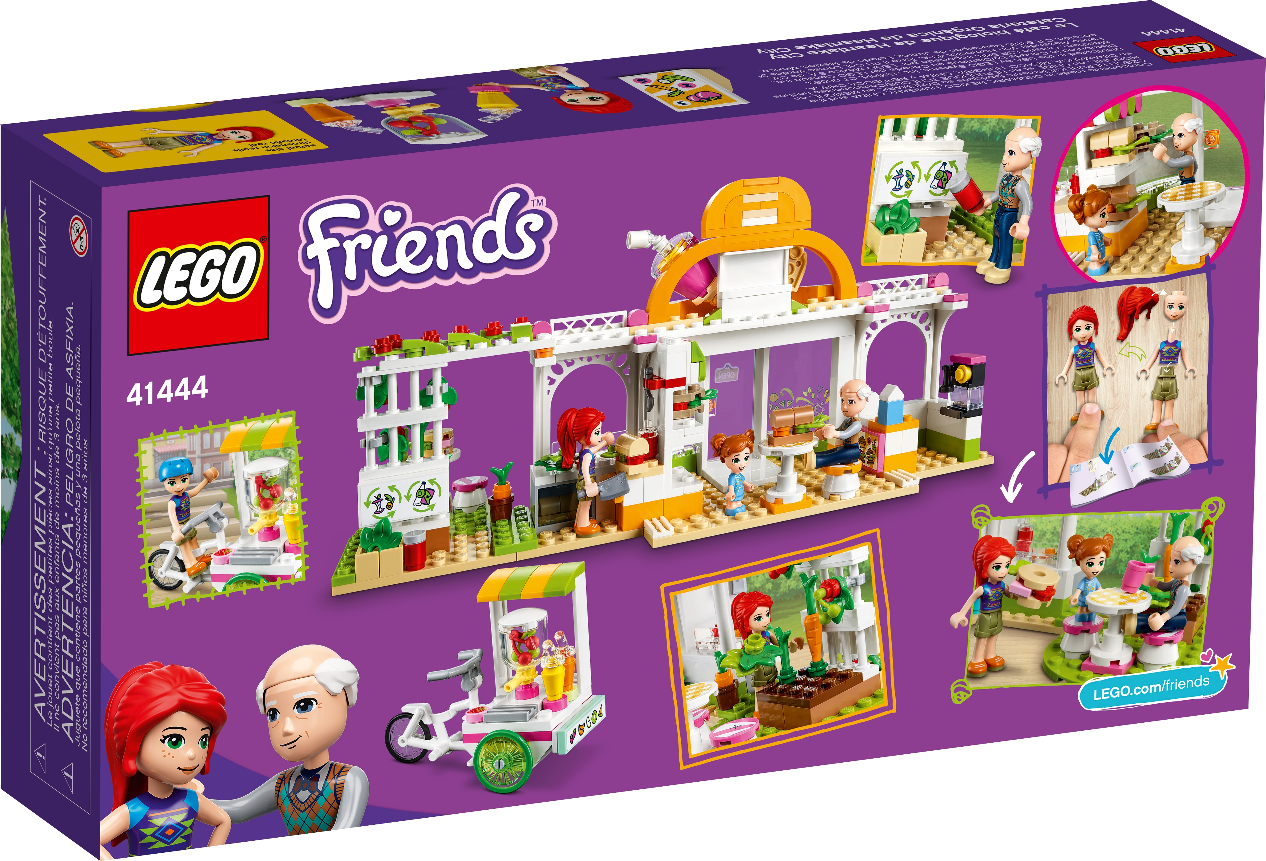 314 pcs NEW LEGO Friends Heartlake City Organic Café Building Kit 41444 