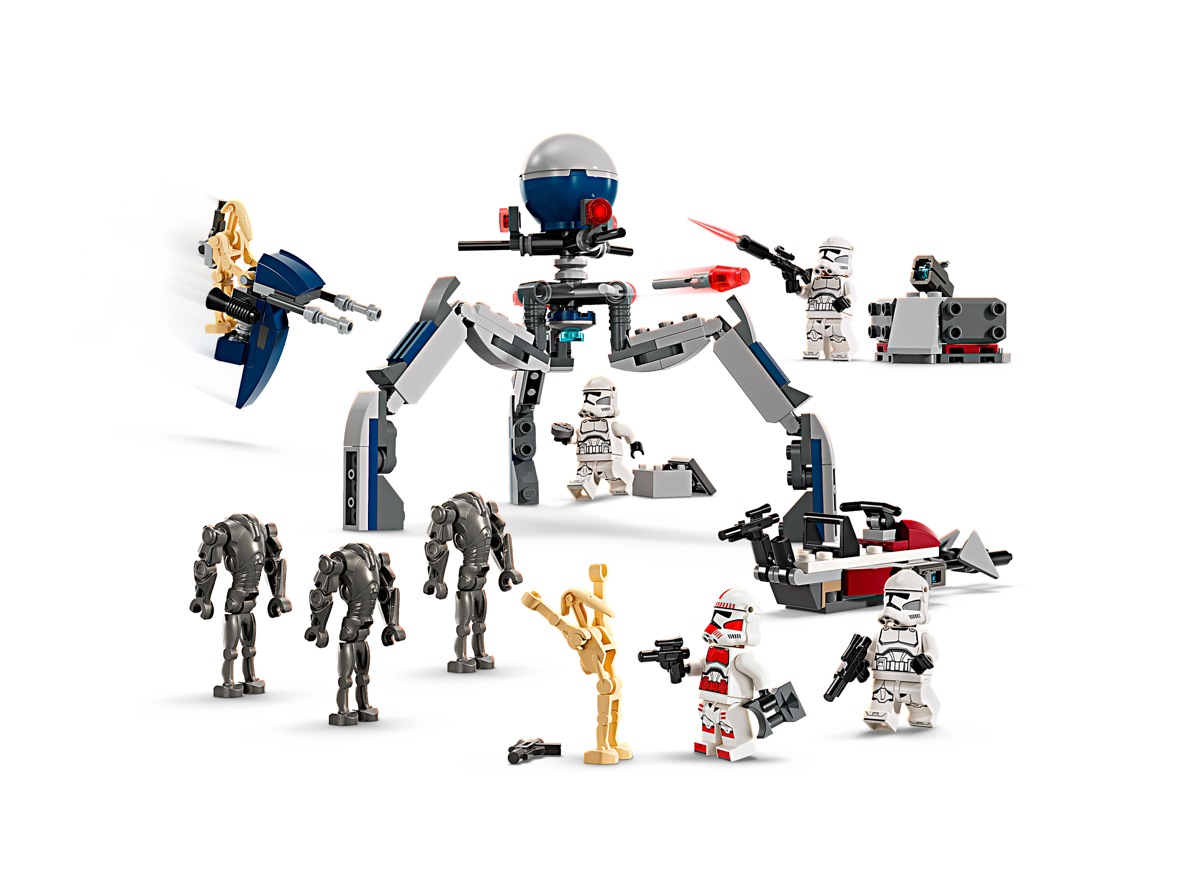 Clone Trooper™ & Battle Droid™ Battle Pack 75372 | Star Wars™ | Buy online  at the Official LEGO® Shop US