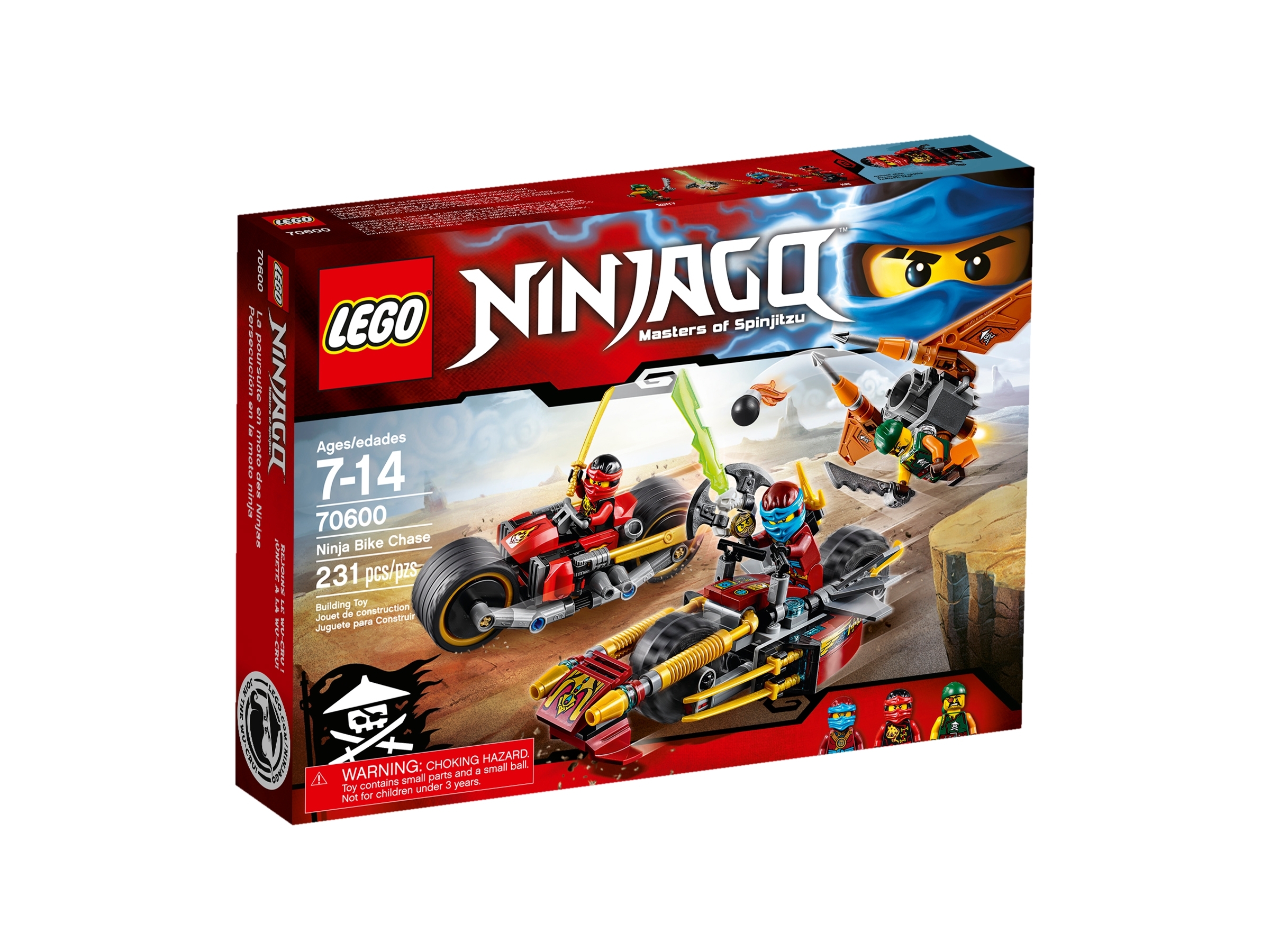 Maan seinpaal Kleuterschool Ninja Bike Chase 70600 | NINJAGO® | Buy online at the Official LEGO® Shop US