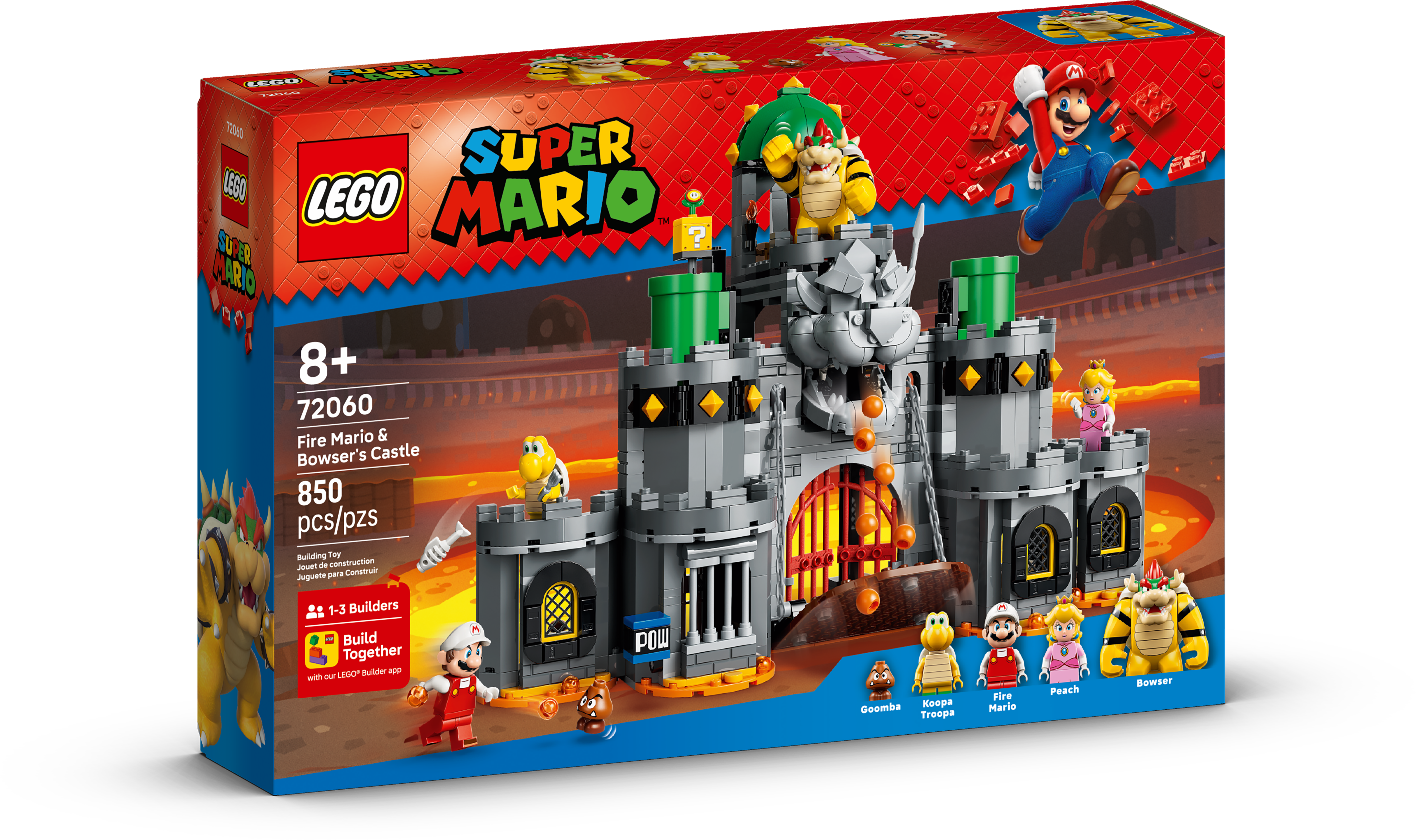 Fire Mario & Bowser's Castle 72060 | LEGO® Super Mario™ | Buy