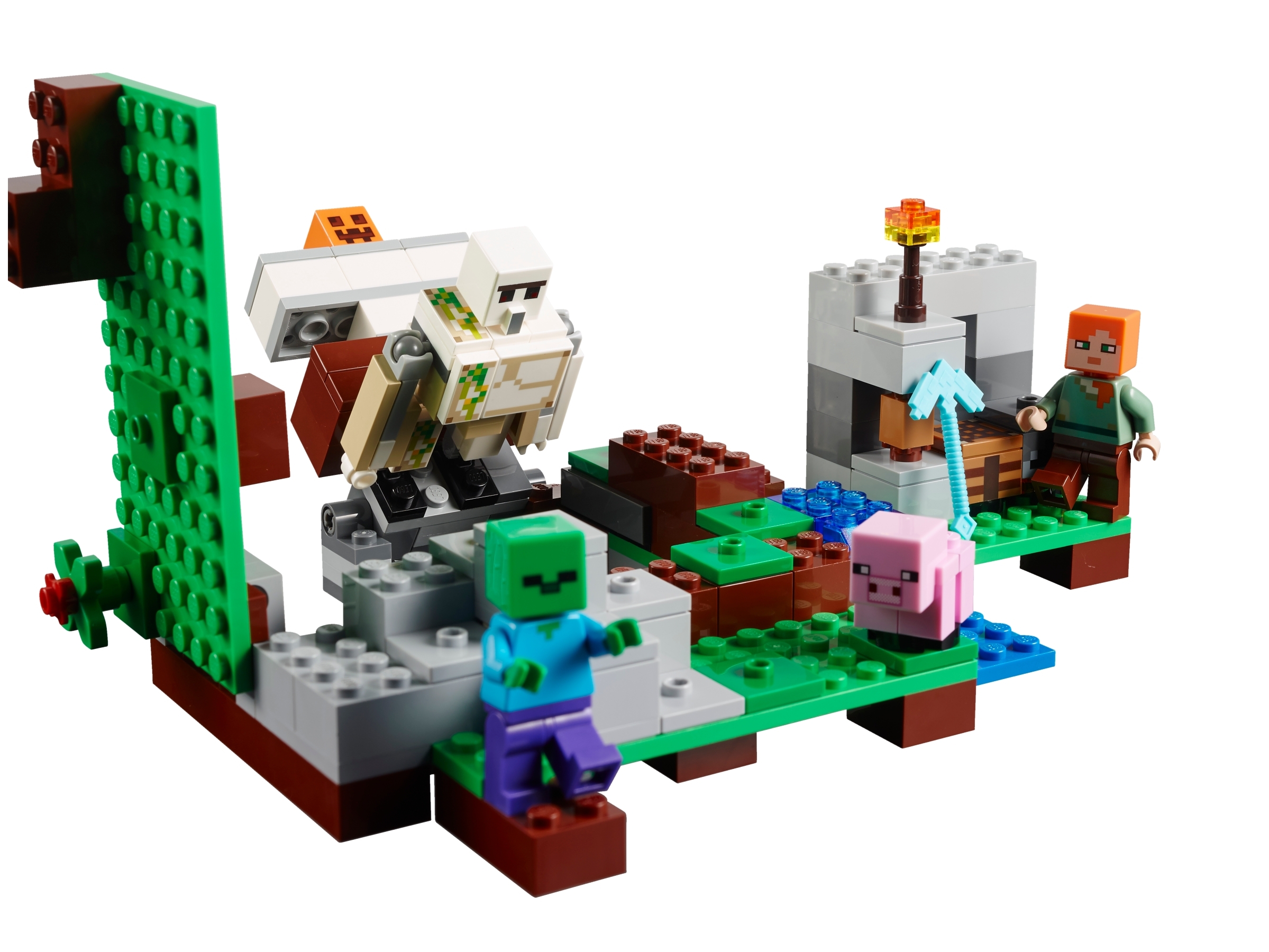 forhåndsvisning gået i stykker Michelangelo The Iron Golem 21123 | Minecraft® | Buy online at the Official LEGO® Shop US