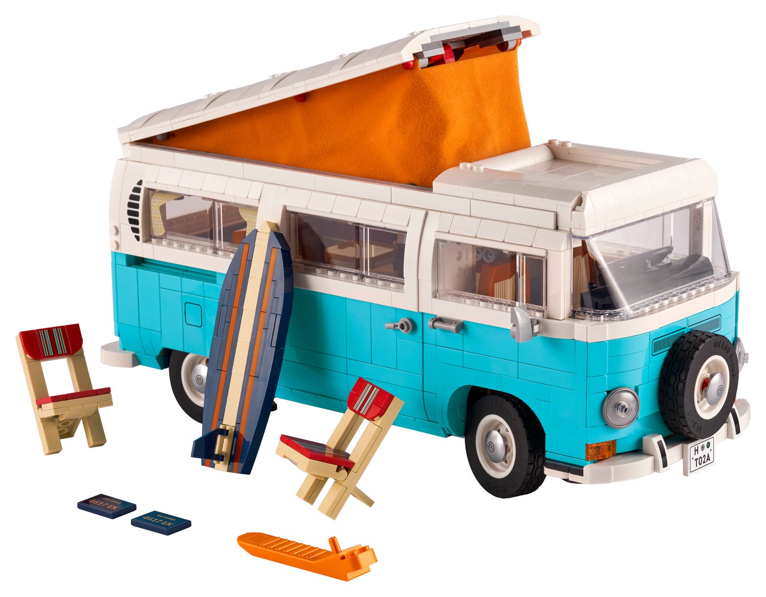 literally Precious option Volkswagen T2 Camper Van 10279 | LEGO® Icons | Buy online at the Official  LEGO® Shop US