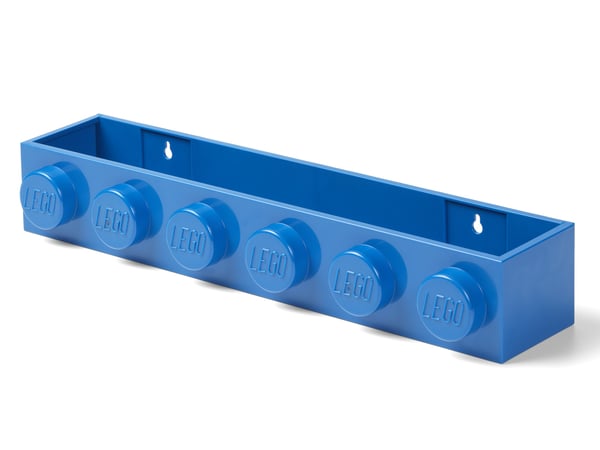 LEGO 5006613 Étagère en forme de brique longue – bleue