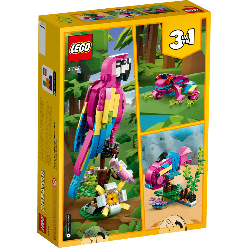 Exotic Pink Parrot 31144 | Creator 3-in-1 | Buy online at the Official LEGO Shop MX Exotic Pink Parrot 31144 | Creator 3-in-1 | Buy online at the Official LEGO Shop MX