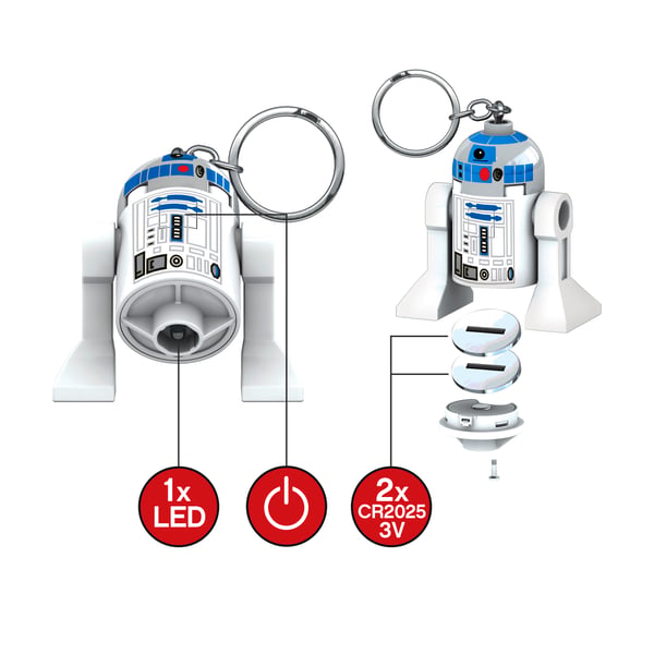 LEGO 5007807 Porte-clés lumineux R2-D2™ — visuel 3 sur 4