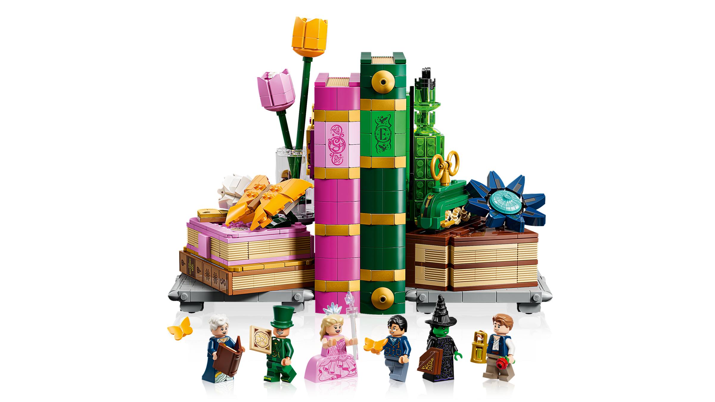 Glinda & Elphaba Bookends