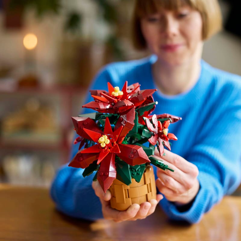 Poinsettia 10370 | Botanicals | Buy online at the Official LEGO® Shop US