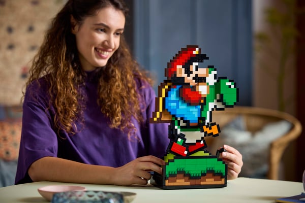 LEGO 71438 Super Mario World™ Mario et Yoshi — visuel 6 sur 8
